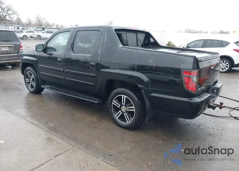 2012 Honda Ridgeline Sport z USA, uszkodzony, nr VIN 5FPYK1F76CB456055